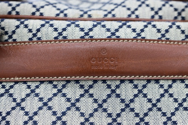 Gucci Web Boston Diamente Satchel Travel Bag