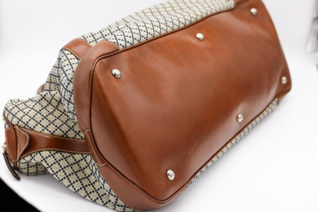 Gucci Web Boston Diamente Satchel Travel Bag
