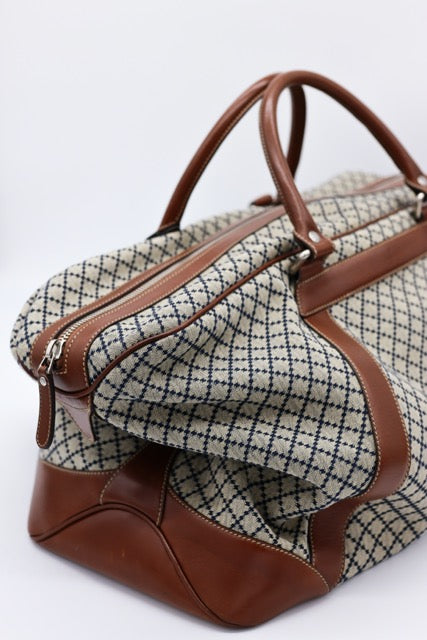 Gucci Web Boston Diamente Satchel Travel Bag