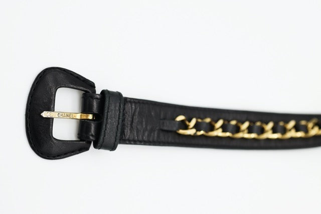 Chanel Quilted Lambskin Black Bum Bag
