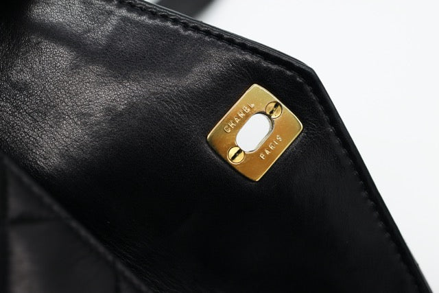 Chanel Quilted Lambskin Black Bum Bag