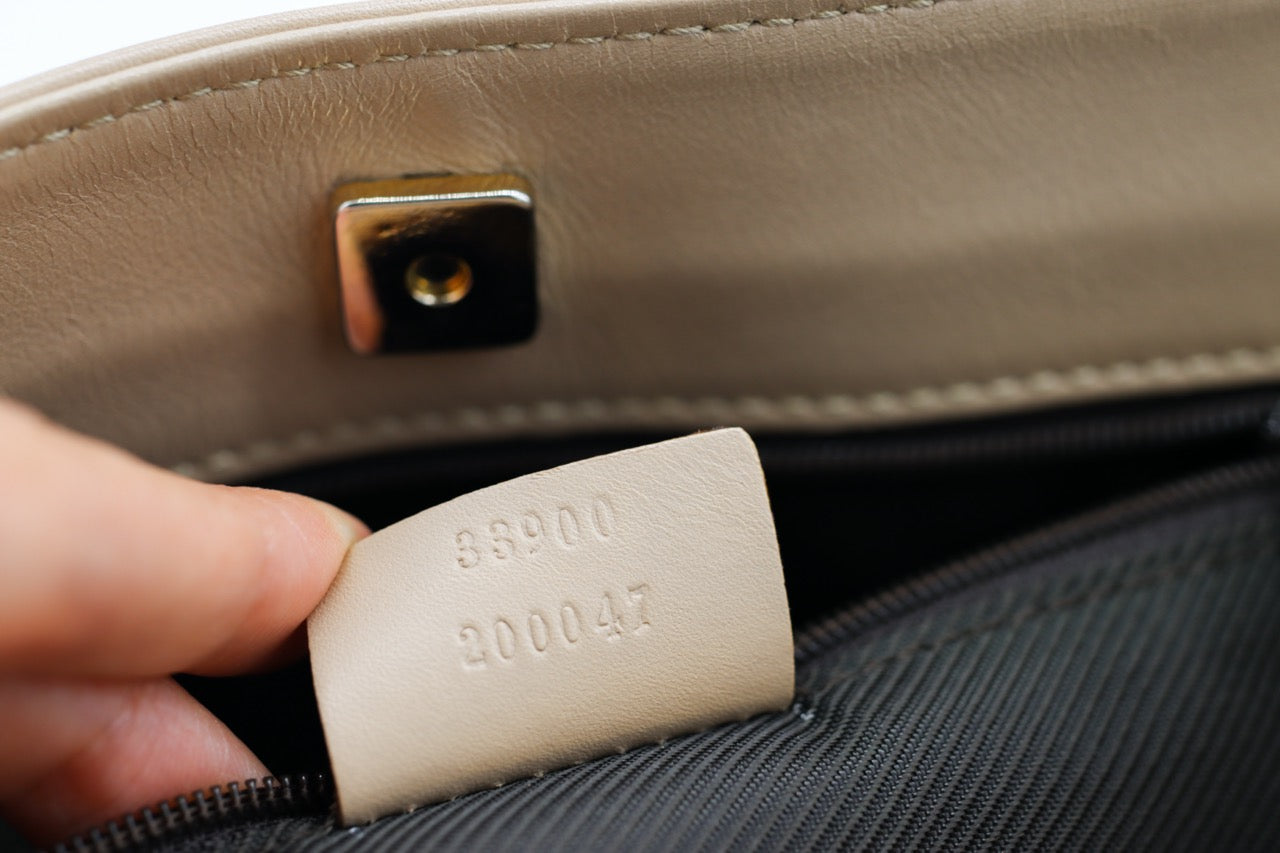 Gucci Beige GG Canvas Shoulder Bag