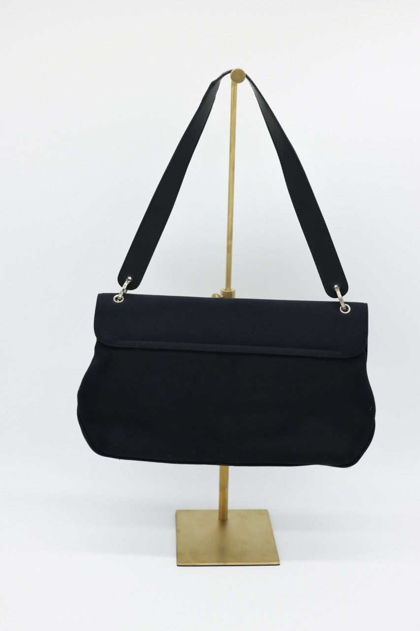 Salvatore Ferragamo Black Vara Shoulder Bag