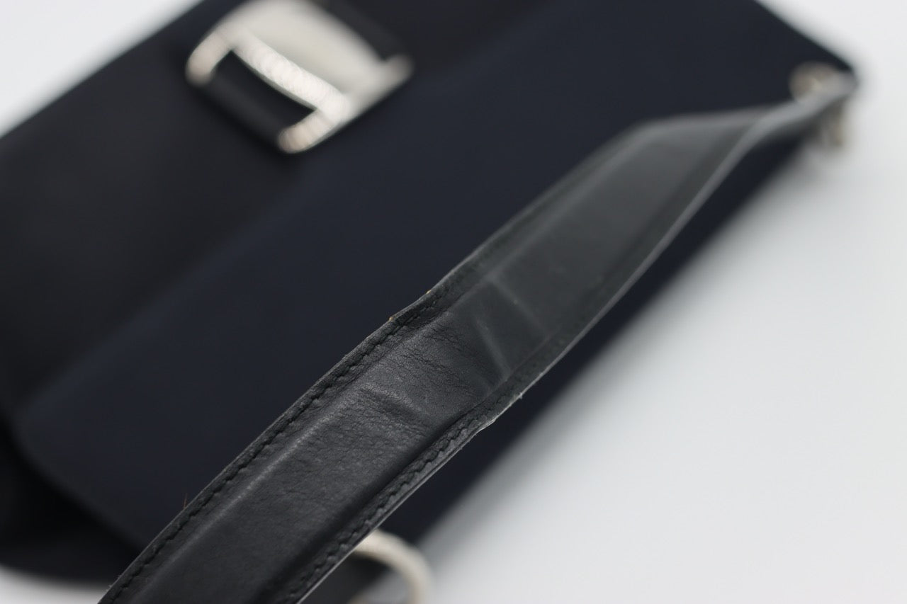 Salvatore Ferragamo Black Vara Shoulder Bag