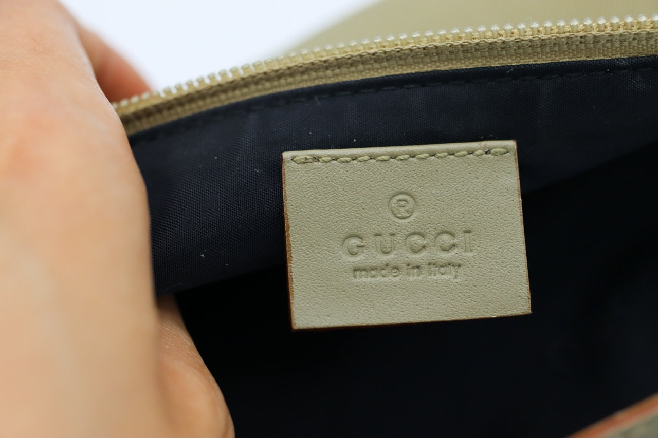 Gucci Tan Pochette Boat Bag