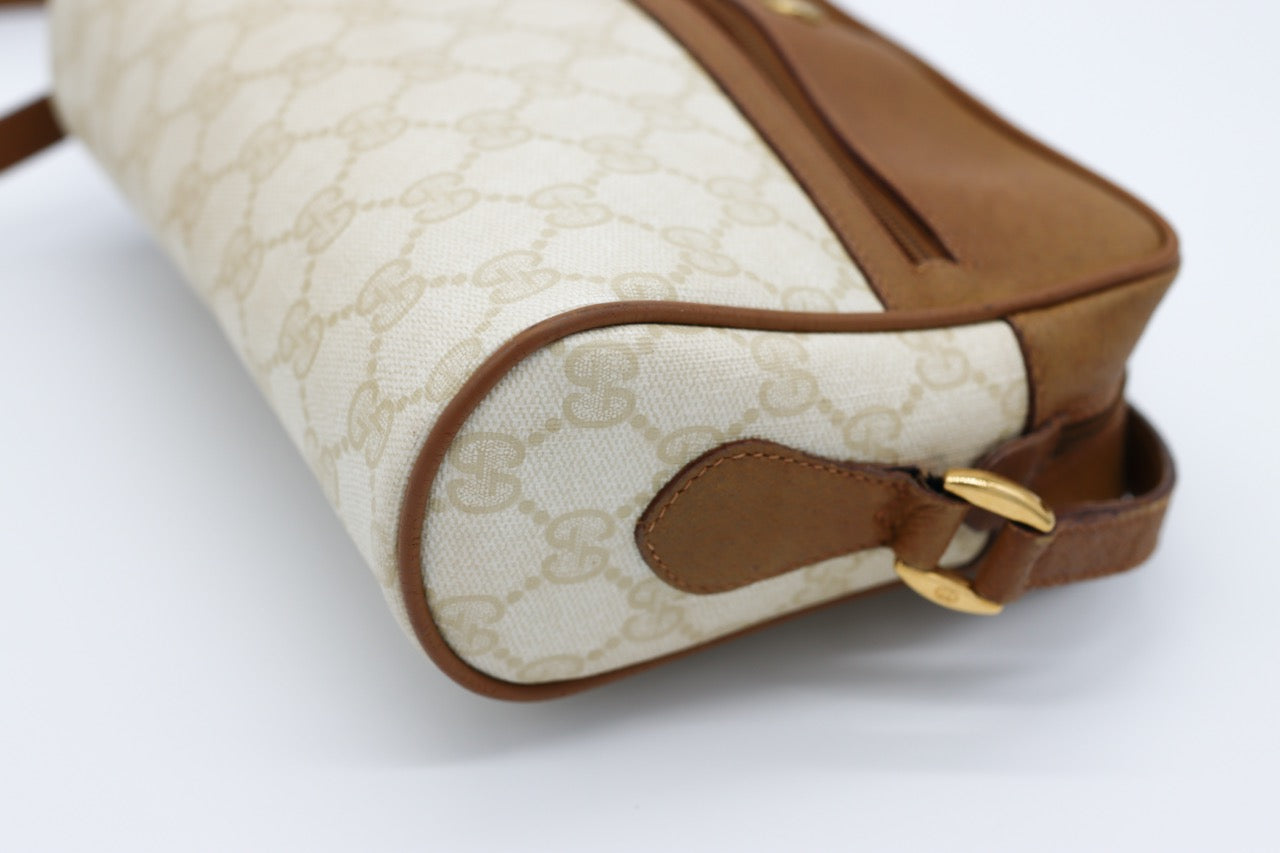 Gucci Brown GG Monogram Crossbody Bag