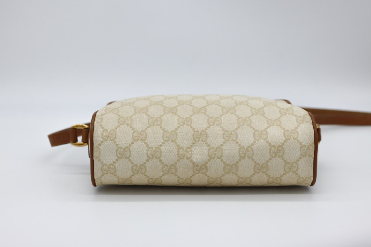 Gucci Brown GG Monogram Crossbody Bag