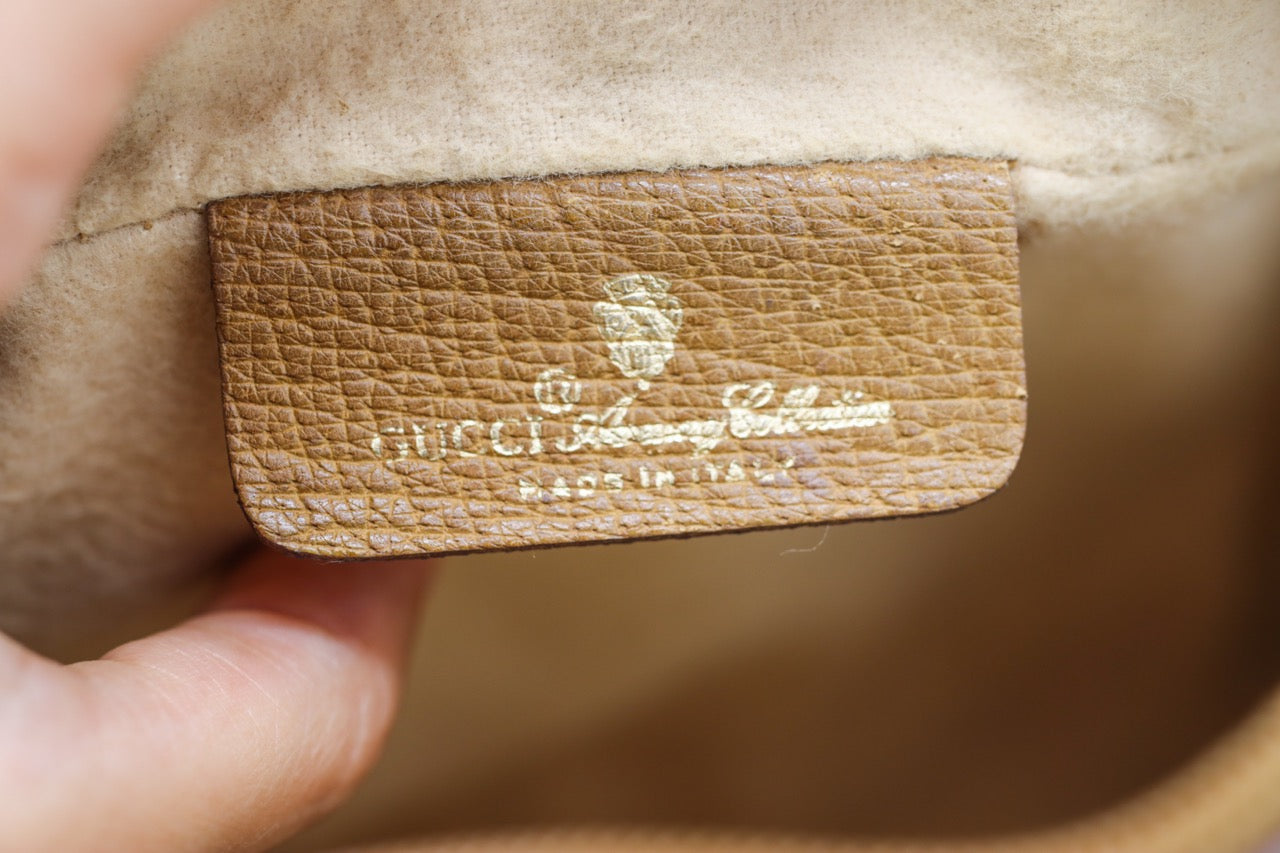 Gucci Brown GG Monogram Crossbody Bag
