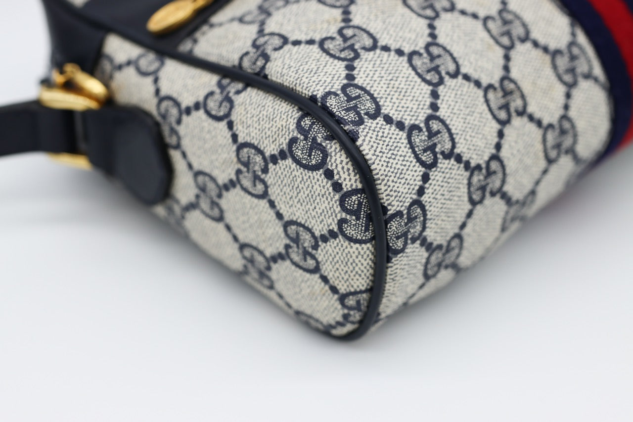 Gucci Navy Ophidia GG Monogram Crossbody Bag