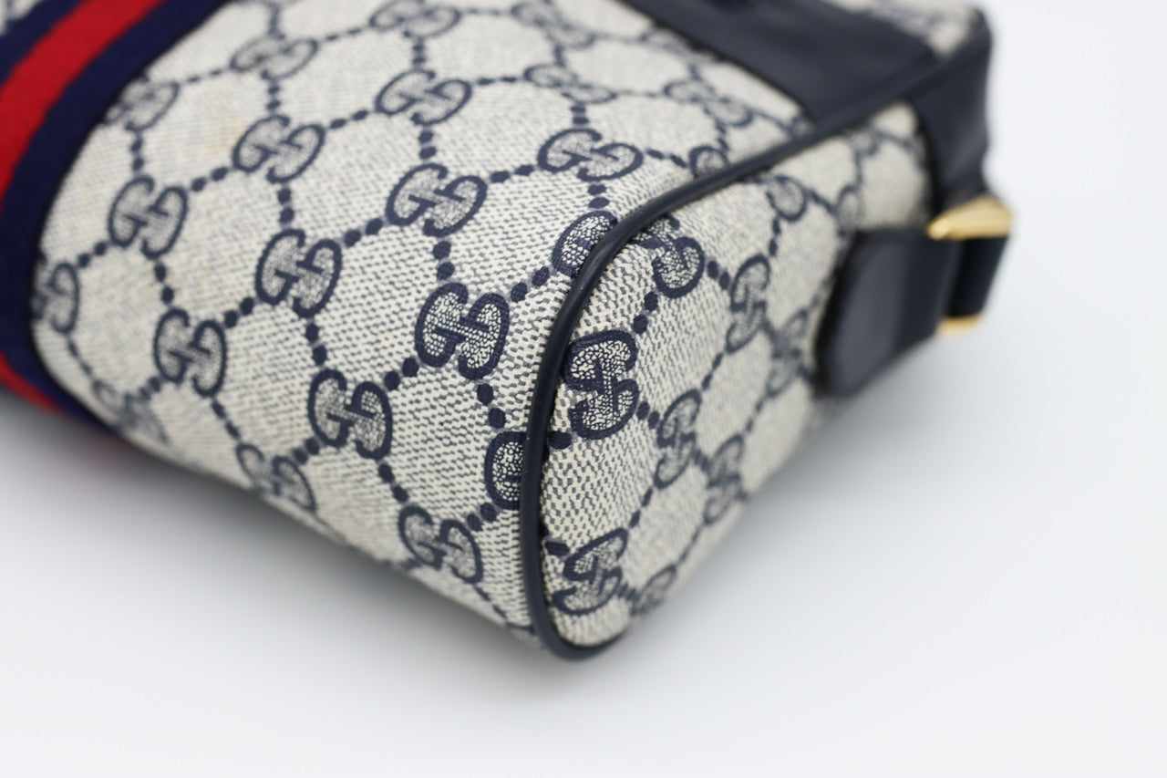 Gucci Navy Ophidia GG Monogram Crossbody Bag