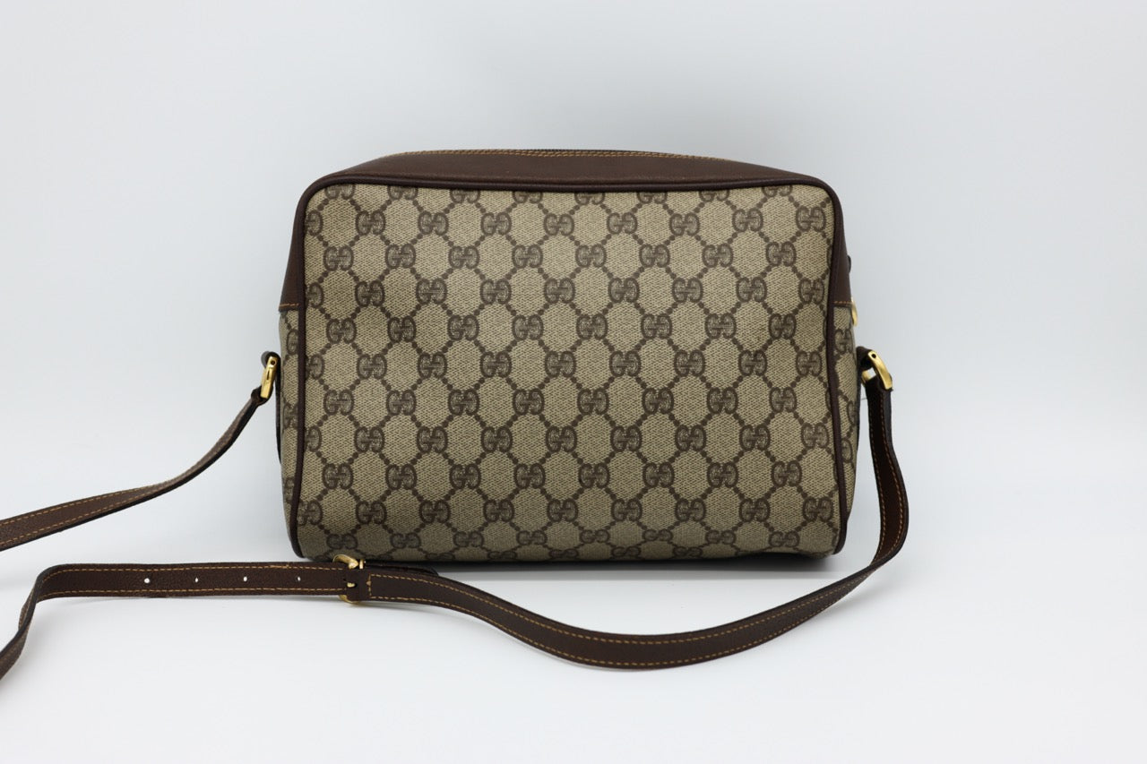 Gucci Brown Ophidia GG Monogram Crossbody Bag