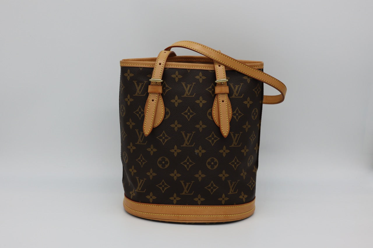 Louis Vuitton Petit Bucket Bag Monogram Canvas