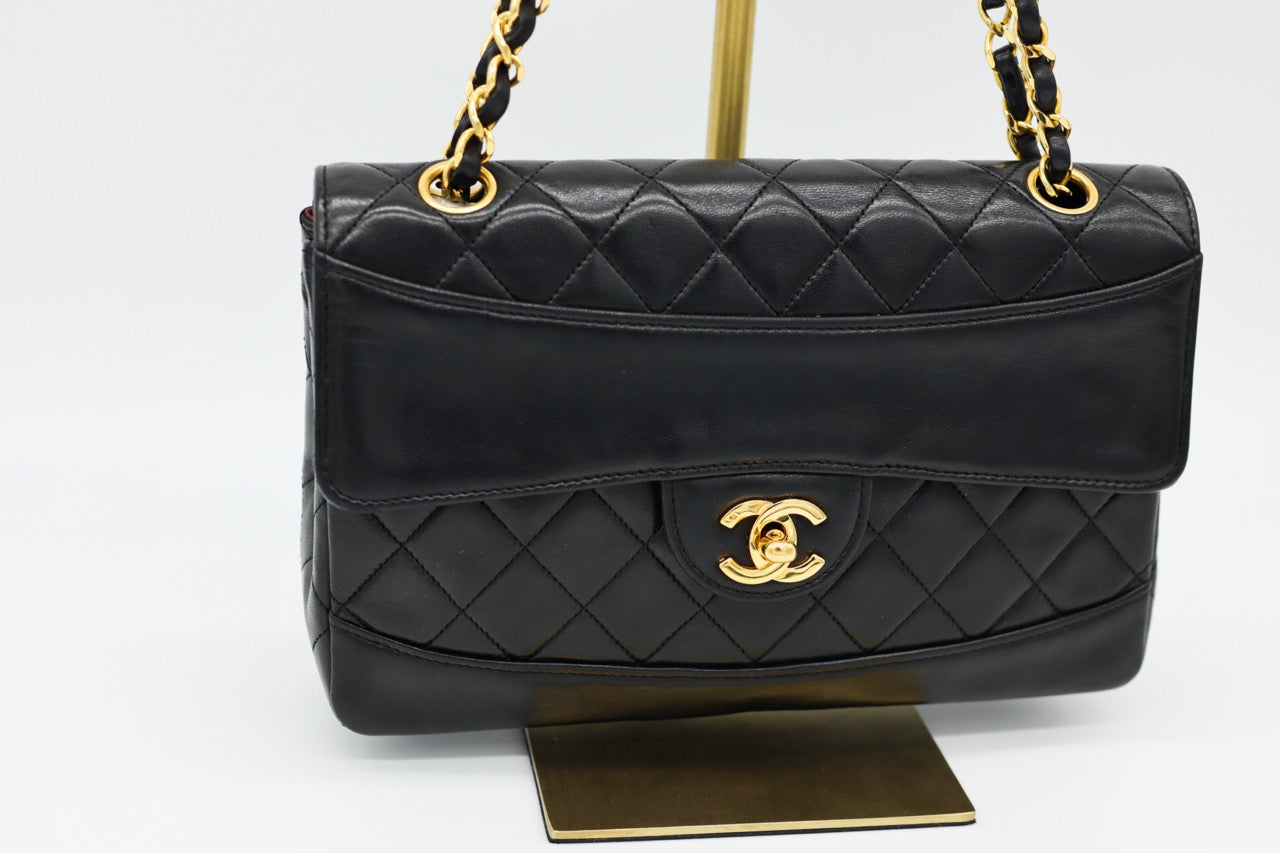 Chanel Matelasse CC Quilted Lambskin Flap Bag with Wallet