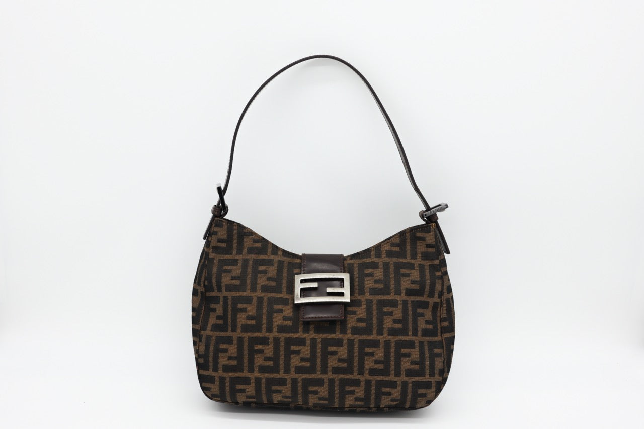 Fendi Zucca Baguette Bag