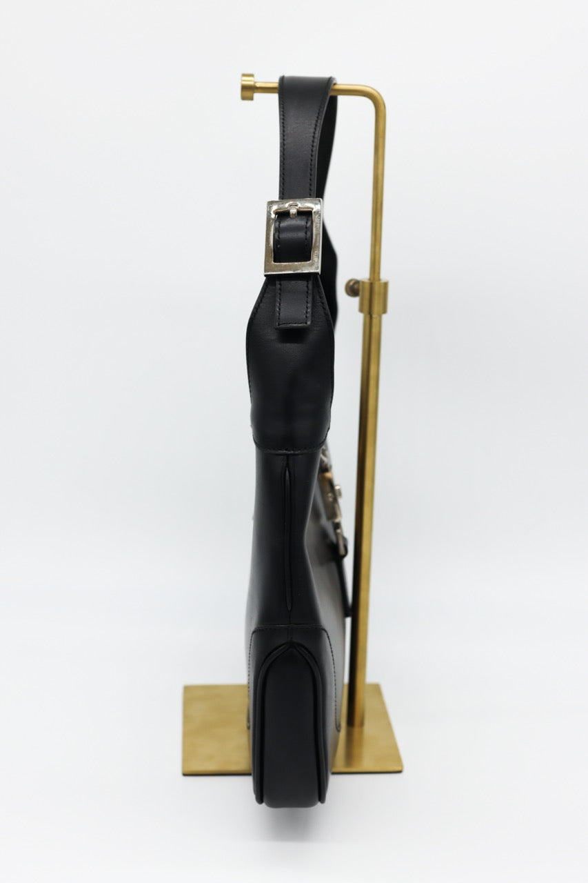 Gucci Jackie Black Leather Handbag