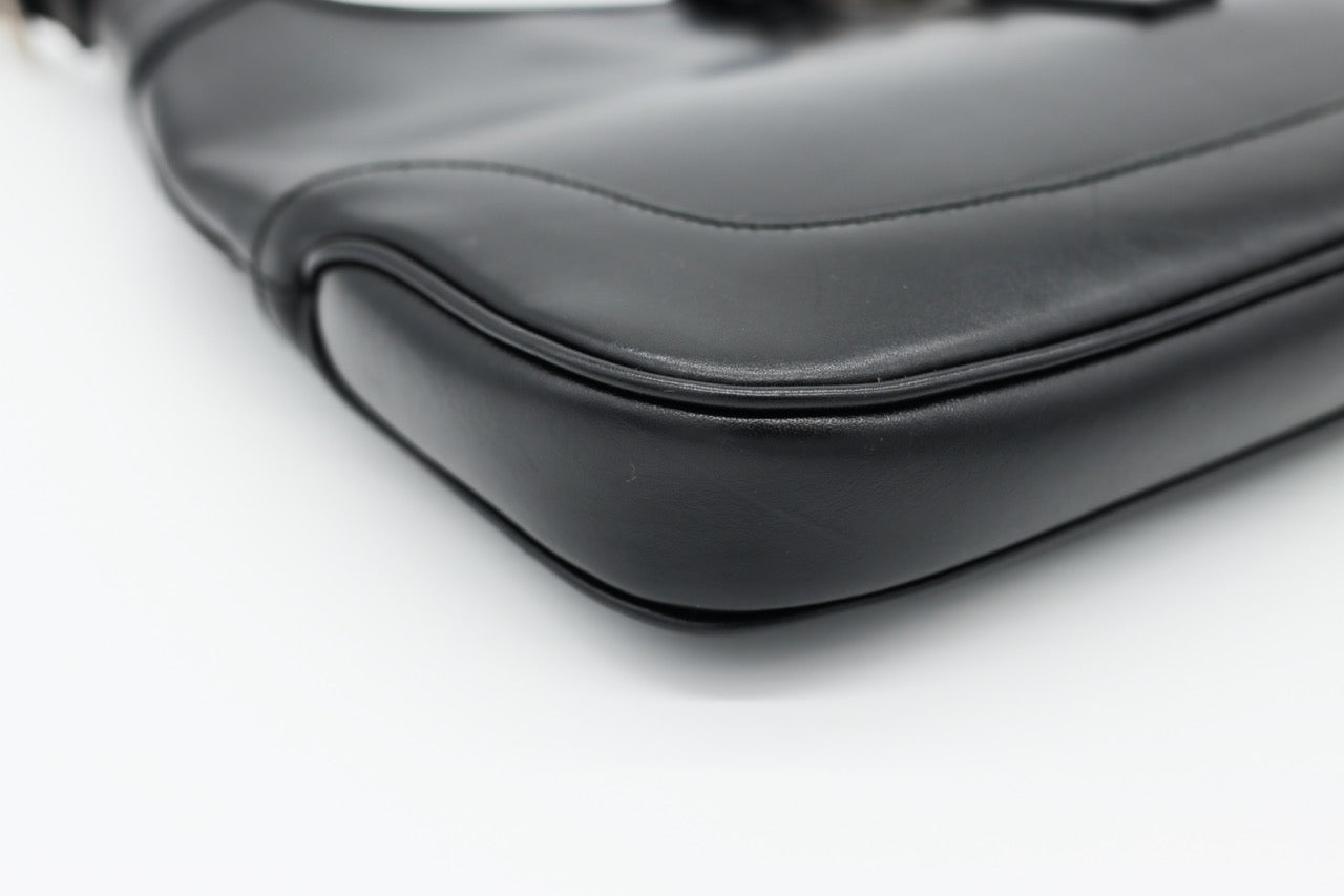 Gucci Jackie Black Leather Handbag
