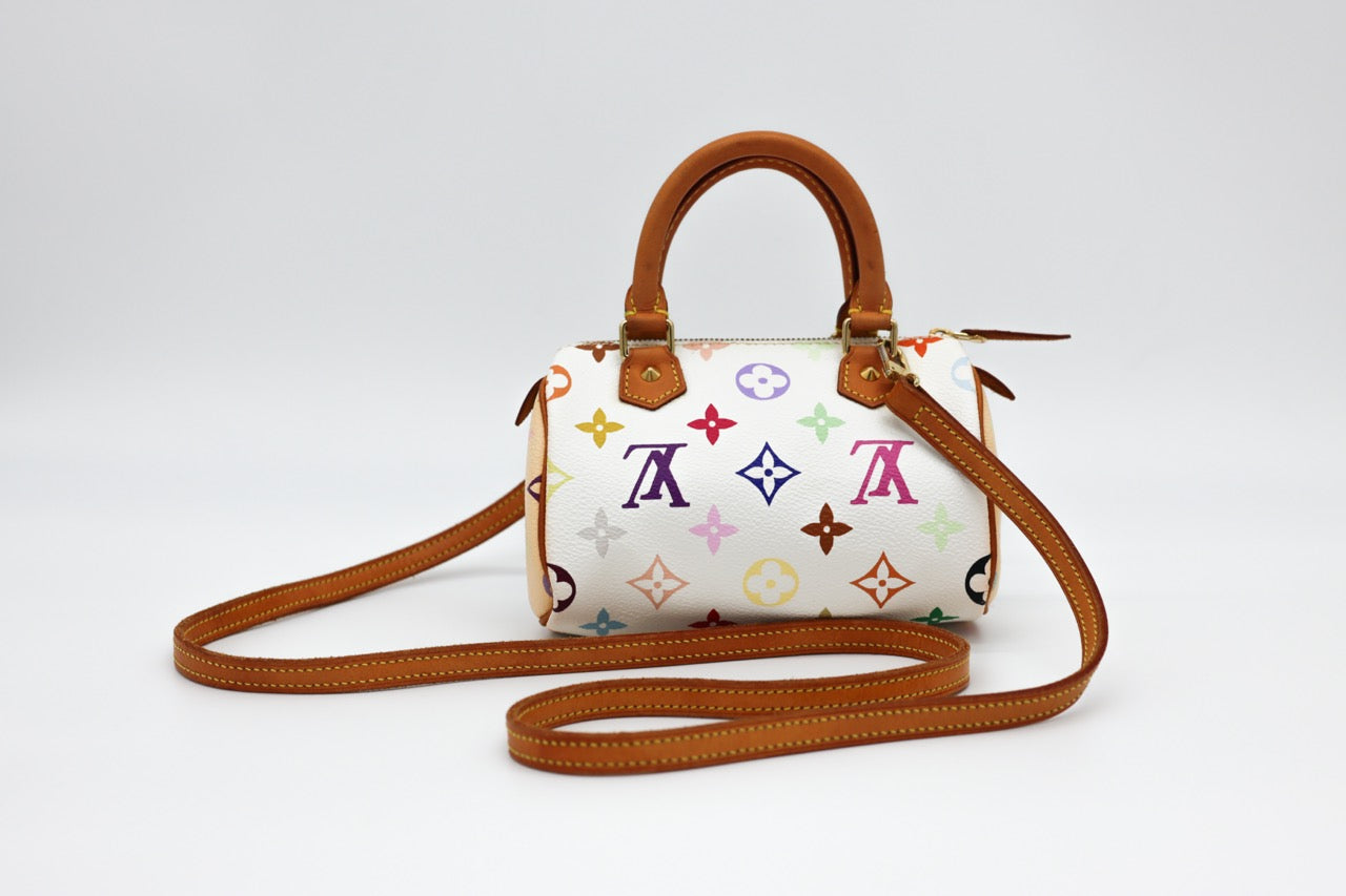 Louis Vuitton Mini Speedy Multicolore Monogram Bag