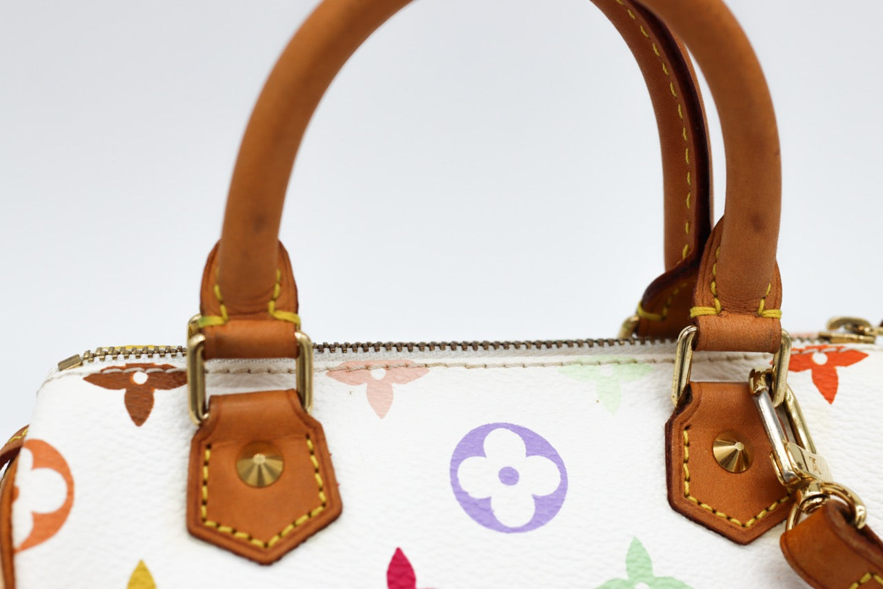 Louis Vuitton Mini Speedy Multicolore Monogram Bag