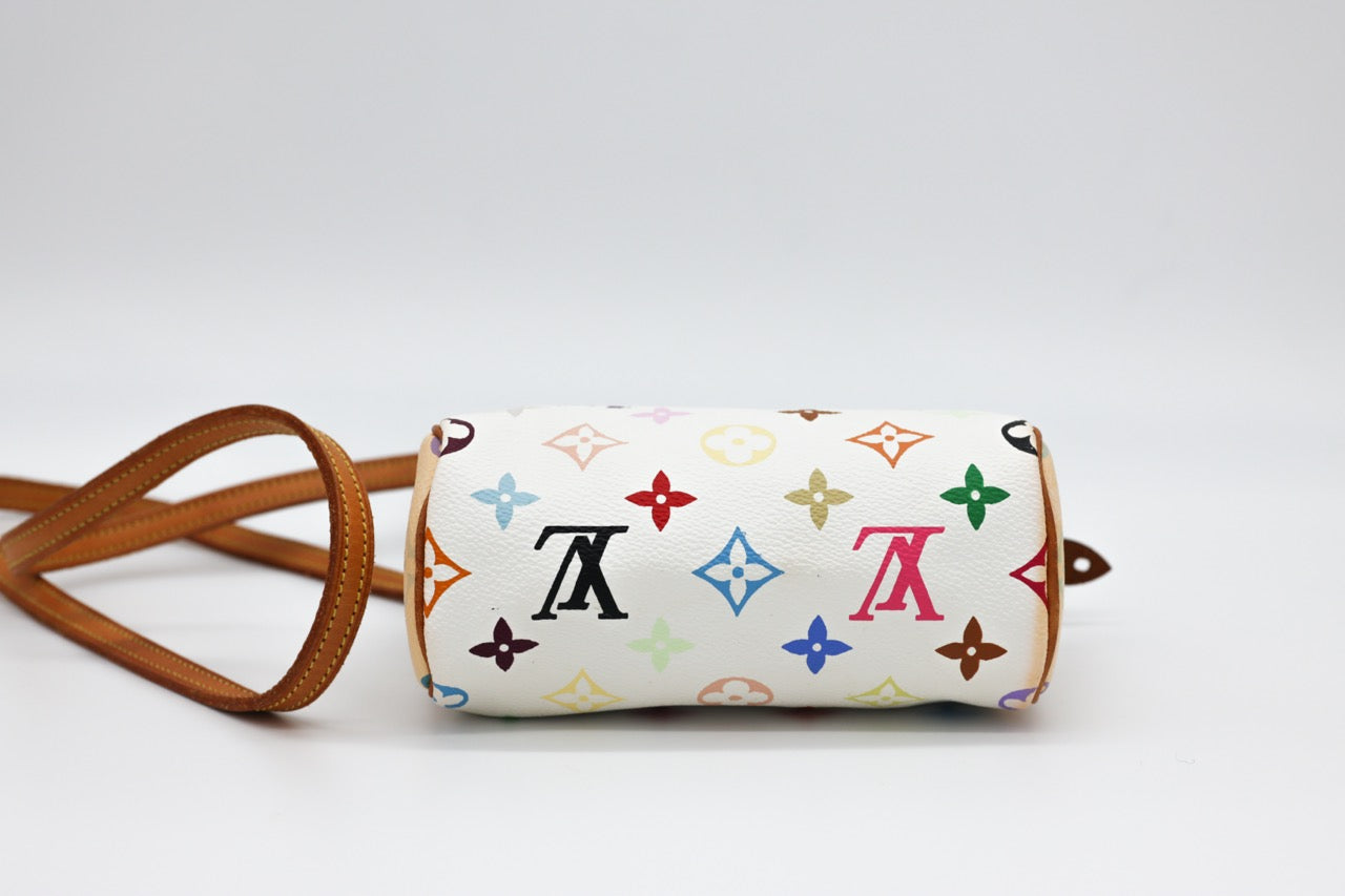 Louis Vuitton Mini Speedy Multicolore Monogram Bag