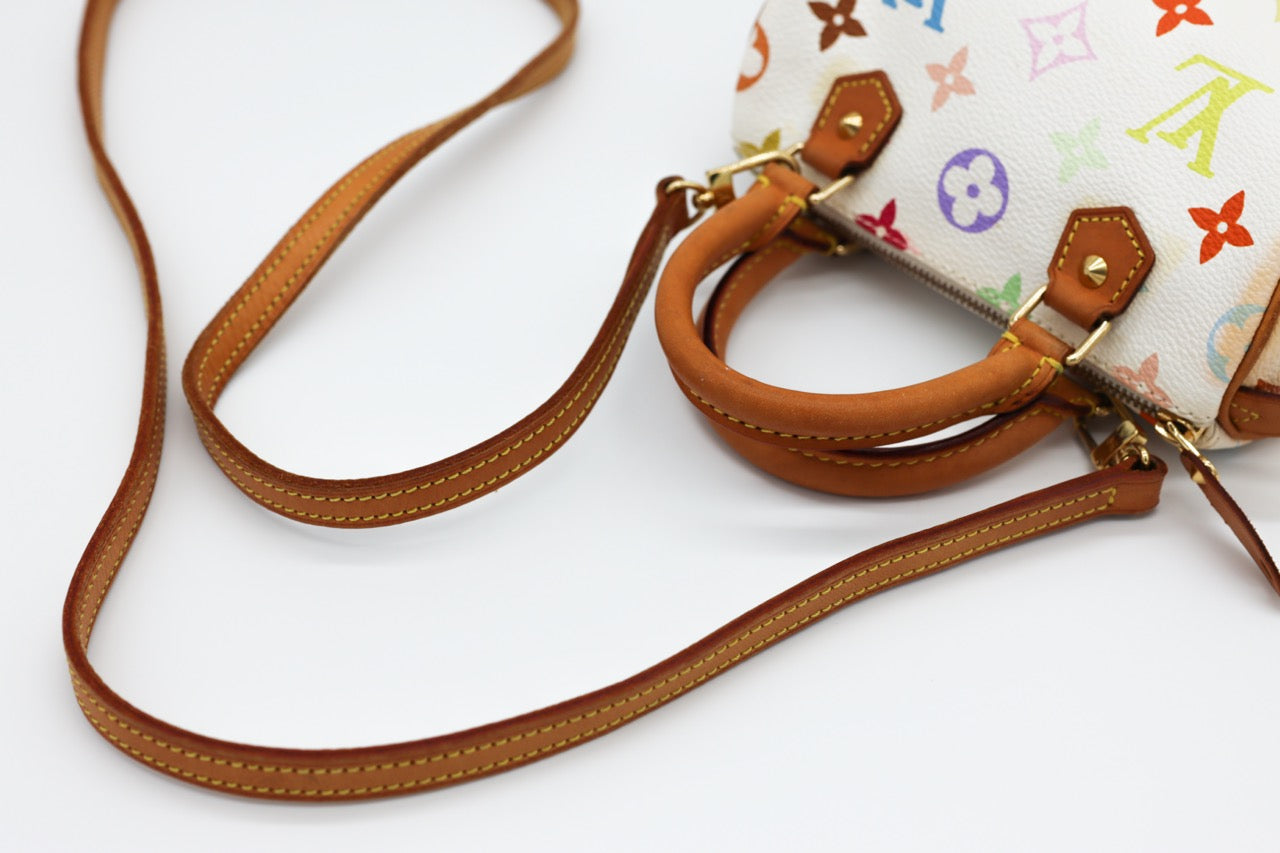 Louis Vuitton Mini Speedy Multicolore Monogram Bag