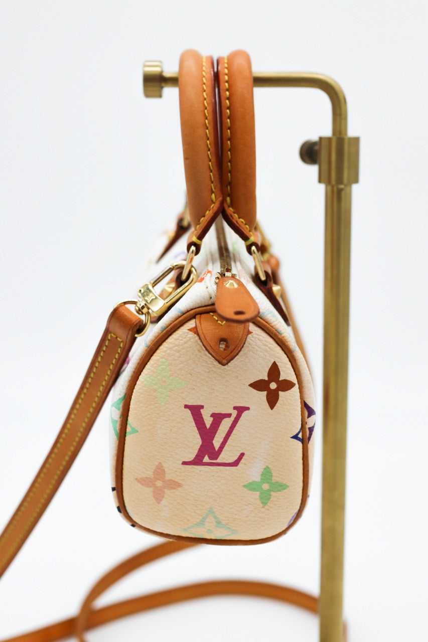 Louis Vuitton Mini Speedy Multicolore Monogram Bag