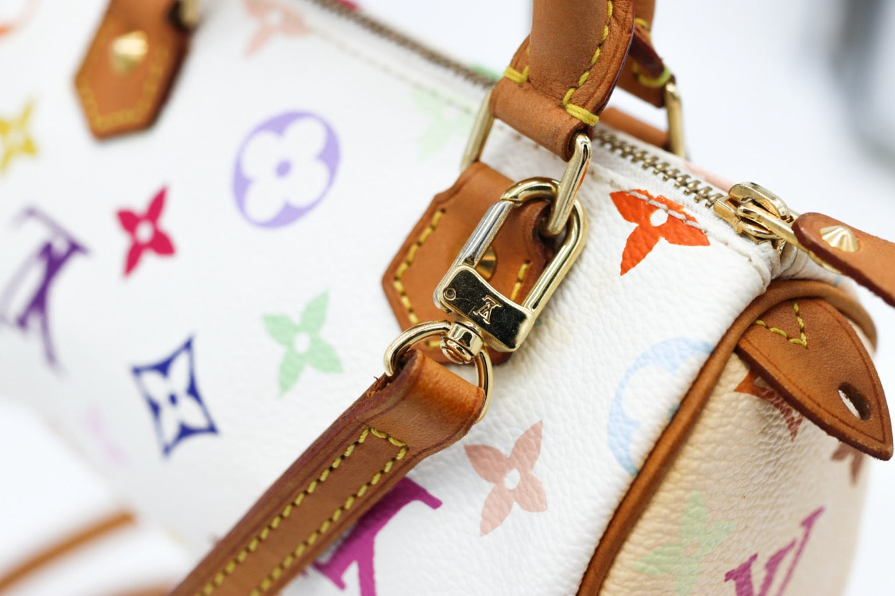 Louis Vuitton Mini Speedy Multicolore Monogram Bag