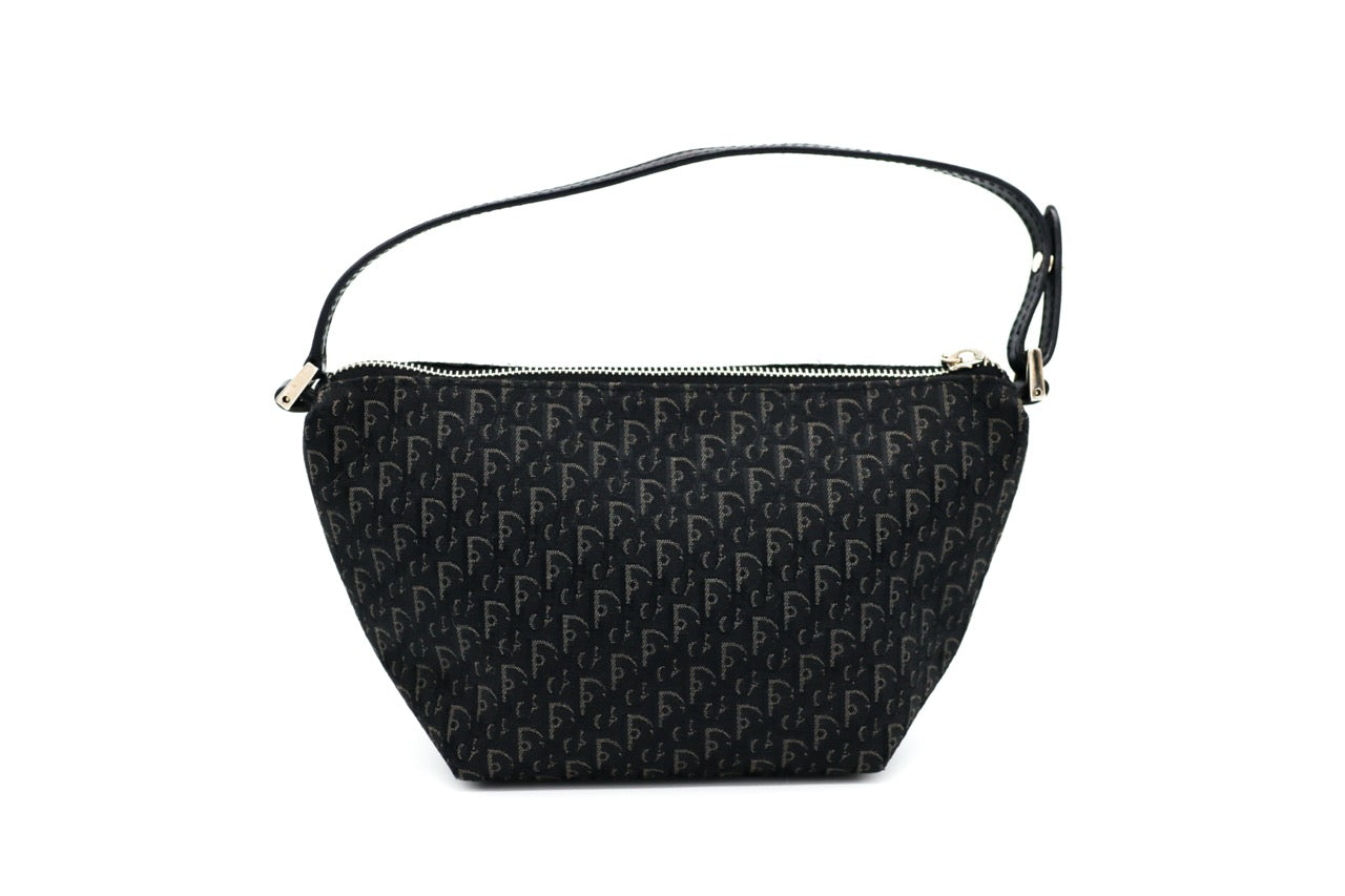 Dior Black Trotter Monogram Canvas Pochette