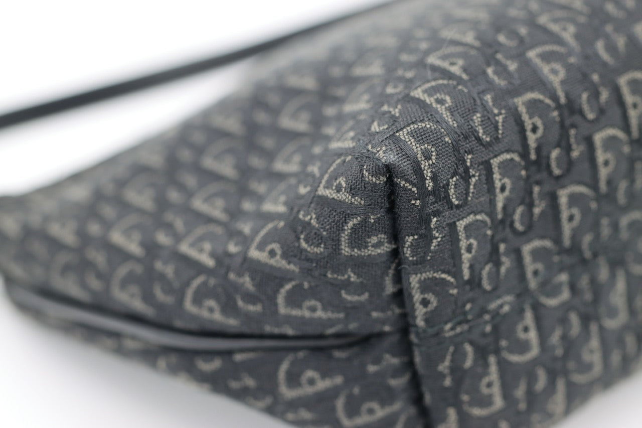 Dior Black Trotter Monogram Canvas Pochette