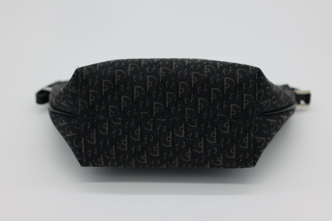 Dior Black Trotter Monogram Canvas Pochette